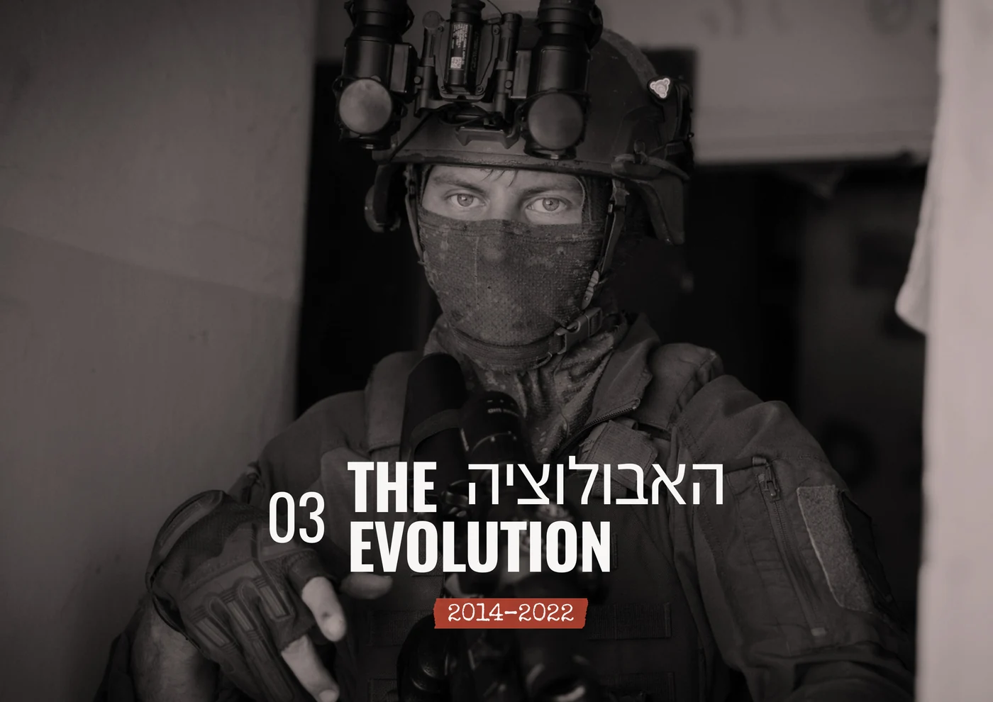The Evolution, chapter divider page from the book.